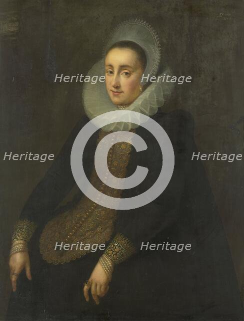 Lucretia del Prado, Wife of Jeremias Boudinois, 1610. Creator: Gortzius Geldorp.