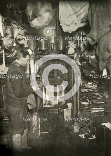 'The Acetylene Gas Plant, Over the Door', c1908, (1909). Artist: Unknown.