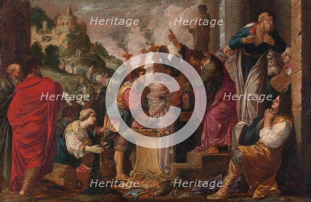 Paul and Barnabas at Lystra. Creator: Jacob Symonsz. Pynas.