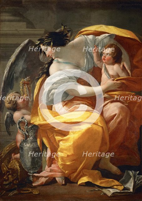 Allegory of Wealth. Artist: Vouet, Simon (1590-1649)