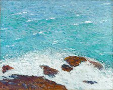 Sea and rocks. Creator: Martin, Henri (1860-1943).
