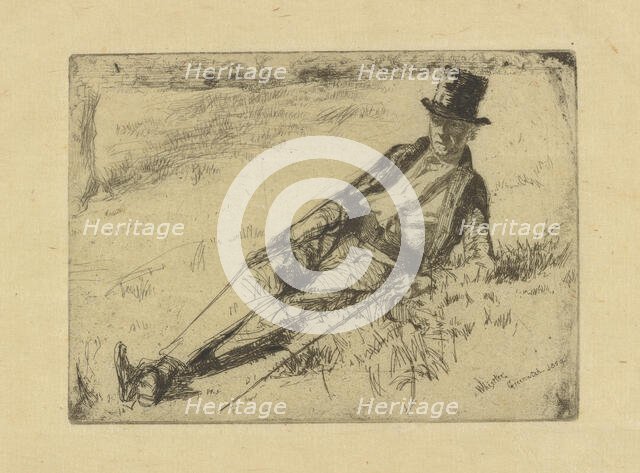 Greenwich Pensioner, 1859. Creator: James Abbott McNeill Whistler.