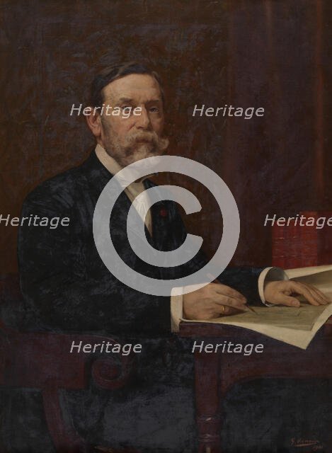 The Architect Leonard Blomme, 1901. Creator: Gustave Vanaise.