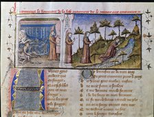 Le Roman de la Rose, codex, miniature on page 2, work by Guillaume de Lorris.