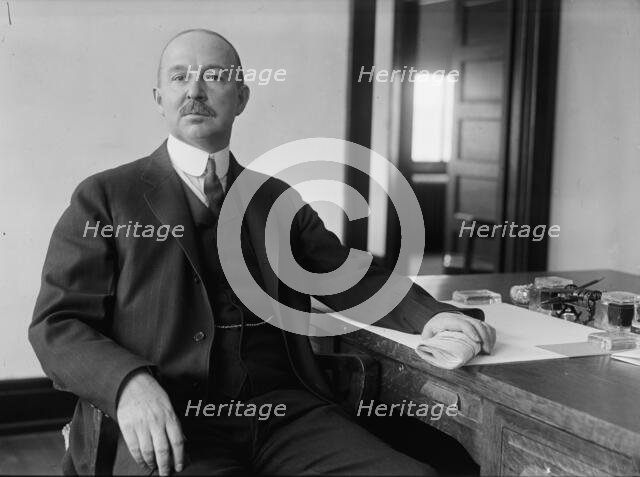 Hale Holden at Desk, 1917. Creator: Harris & Ewing.
