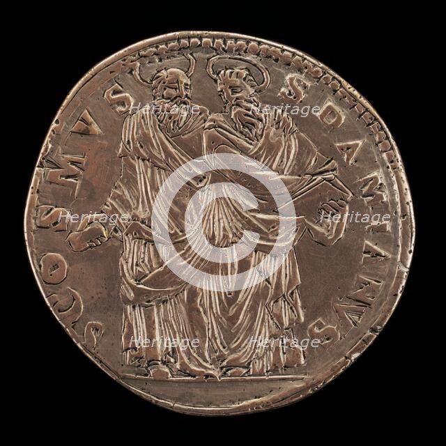 Saint Cosmas and Saint Damian, 1500/1571. Creator: Benvenuto Cellini.