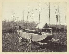 Pontoon Boat, Brandy Station, Virginia, February 1864. Creator: Alexander Gardner.