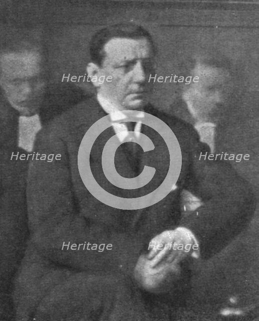 'Le defaitisme et les grands proces; l'affaire du "bonnet rouge"; Leymarie, qui, prevenu..., 1917. Creator: Unknown.