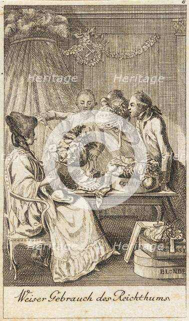 Illustration for 'Life of a Badly Brought Up Young Lady', 1779. Creator: Daniel Nikolaus Chodowiecki.