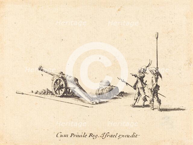 Preparing to Fire the Cannon, 1634/1635. Creator: Jacques Callot.