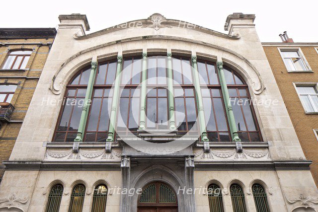 Ecole Josaphat, facing 30 Rue de la Ruche, (1907), c2014-2017. Artist: Alan John Ainsworth.
