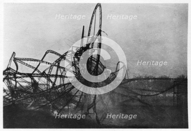 Zeppelin LZ4 after the Echterdingen disaster, Germany, 1908 (1933). Artist: Unknown