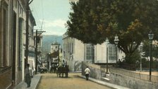 'Santiago de Cuba - Calle de Santo Tomas', 1907. Creator: Unknown.