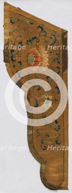 Temple Banner, China, 1700/50, Qing dynasty (1644-1911). Creator: Unknown.