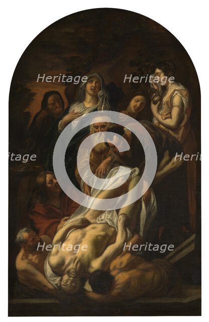 Christ's Entombment, 1665. Creator: Ambrosius Francken I.