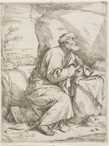 Saint Peter in the Desert, 1621. Creator: Jusepe de Ribera.