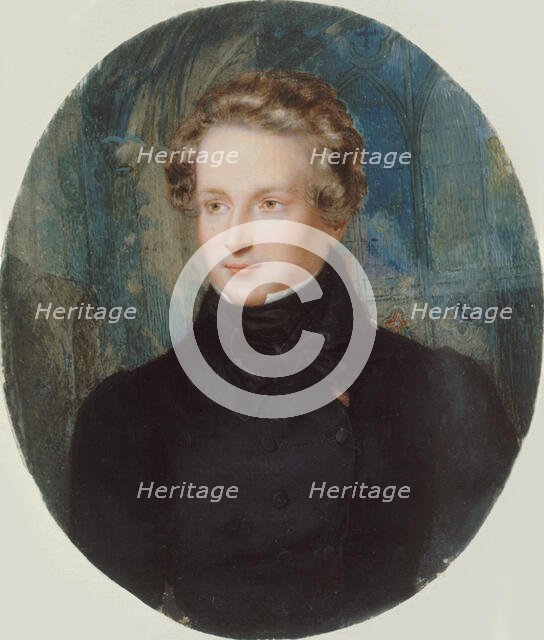Portrait of Victor Hugo (1802-1885), 1822. Creator: Alaux, Jean (1786-1864).