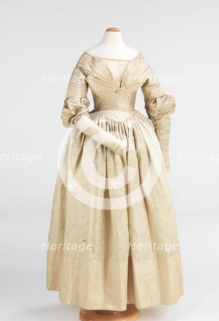 Dress, American, 1837-40. Creator: Unknown.