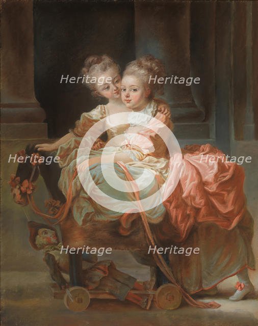 The Two Sisters, 1770. Creator: Jean Claude Richard Saint-Non.