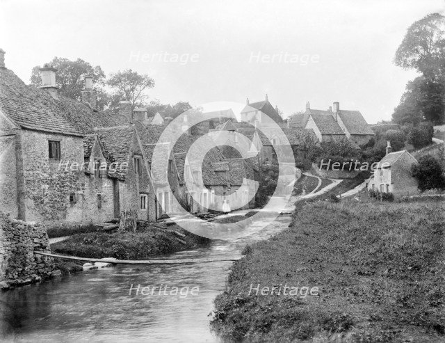 Arlington Row, Bibury, Gloucesrershire, 1901. Artist: Henry Taunt.