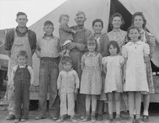 FSA migratory labor camp, Brawley, Imperial Valley, 1939. Creator: Dorothea Lange.