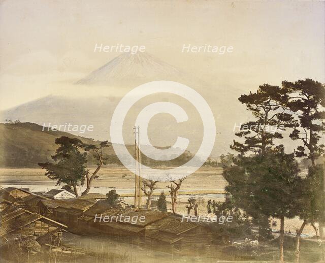 Tokaido Iwabuchi, 1865. Creator: Unknown.