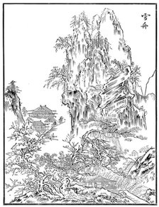 Chinese landscape, 15th century (1886). Artist: Unknown
