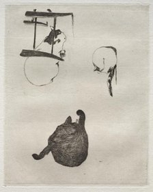 The Cats, 1868-1869. Creator: Edouard Manet (French, 1832-1883).