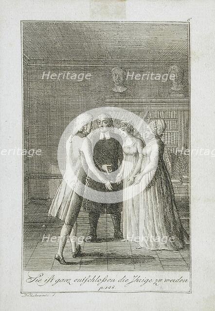 Illustration to Becker's Pocketbook für 1799. Creator: Daniel Nikolaus Chodowiecki.