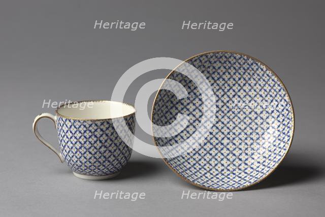 Cup and Saucer, c. 1760-1770. Creator: Unknown.