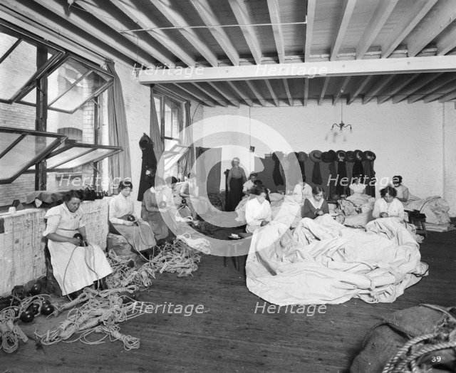 Maple and Co munitions works, London, June 1918.  Artist: H Bedford Lemere.