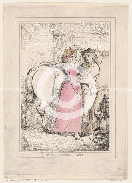 The Miller's Love, August 18, 1798., August 18, 1798. Creator: Thomas Rowlandson.
