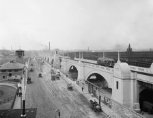 East Cambridge Bridge, Boston, Mass., between 1910 and 1920. Creator: Unknown.