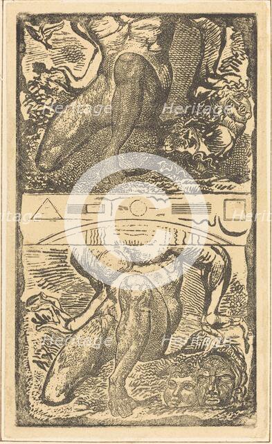 Unknown subject (Let Him look up into the Heaven and laugh in the bright air), possibly c. 1805. Creator: William Blake.