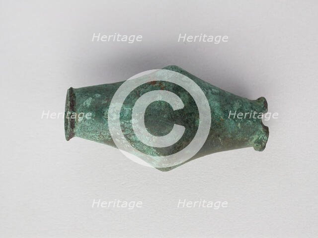 Biconical Bead, Geometric Period (800-600 BCE). Creator: Unknown.