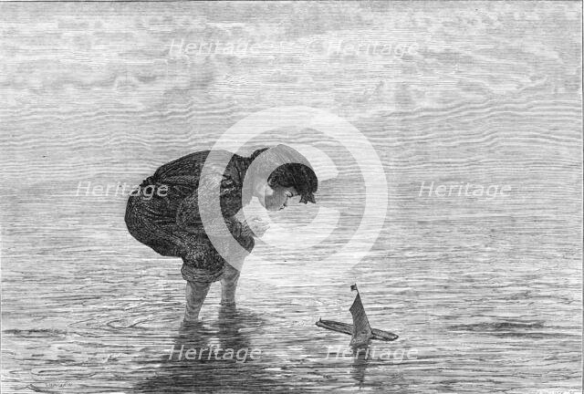 "Raising the Wind," by J. Henderson, 1871. Creator: William Hollidge.