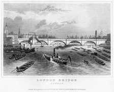 London Bridge, 19th century. Artist: Unknown