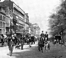 The London Season: Piccadilly, 1895. Creator: P Naumann.
