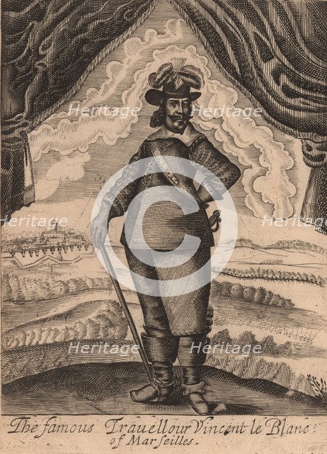 Portrait of Vincent Le Blanc, 1660. Creator: Anonymous.