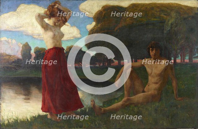 Idyll, 1894-1895. Creator: Hofmann, Ludwig, von (1861-1945).