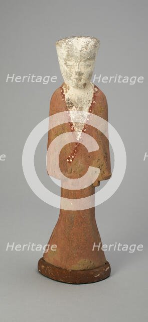 Female Attendant (Tomb Figurine), Western Han dynasty (206 B.C.-A.D. 9), c. 2nd century B.C. Creator: Unknown.