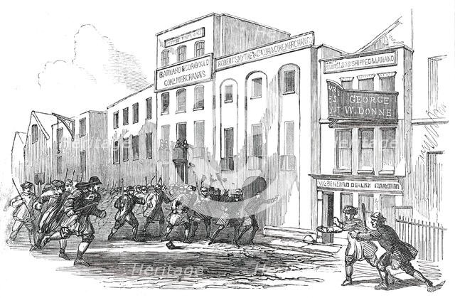 Violent Display of Popular Indignation against the Austrian Marshal Haynau, at Bankside, 1850. Creator: Unknown.