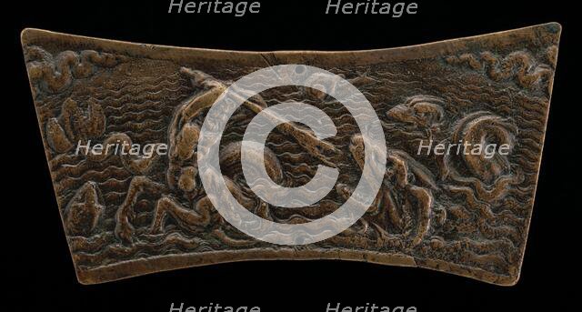 Sea-Monsters Fighting, early 16th century. Creator: Unknown.