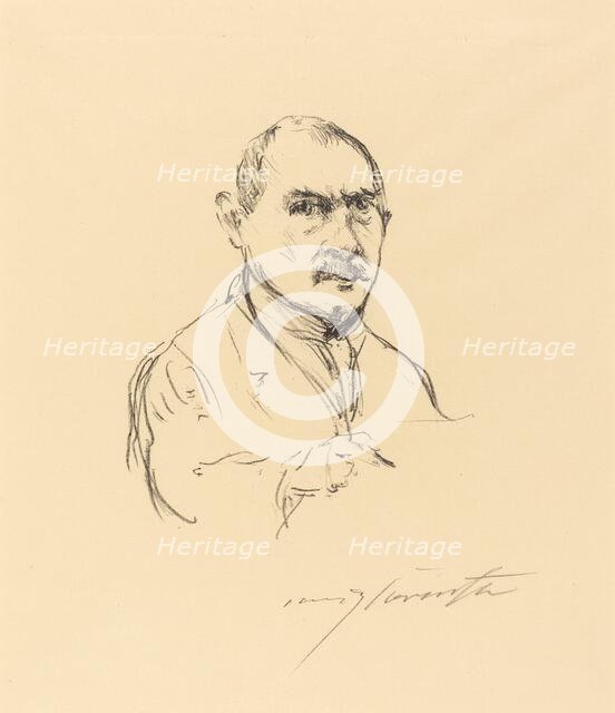 Selbstbildnis (Self-Portrait), 1914. Creator: Lovis Corinth.