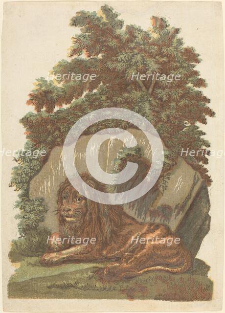 The Lion, 1754. Creator: John Baptist Jackson.