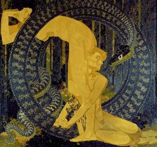 Adam and Eve. Artist: Giacometti, Augusto (1877-1947)