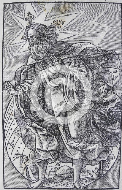 The Creation of the World, from the "Worms Bible", 1529. Creator: Woensam, Anton (of Worms) (1492/1500-1541).