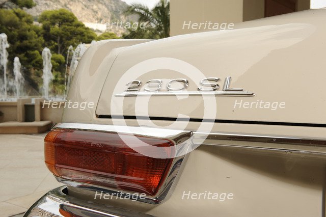 Mercedes Benz 230SL 1963. Artist: Simon Clay.