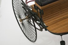 1885 Benz 3 wheeler scale model. Creator: Unknown.