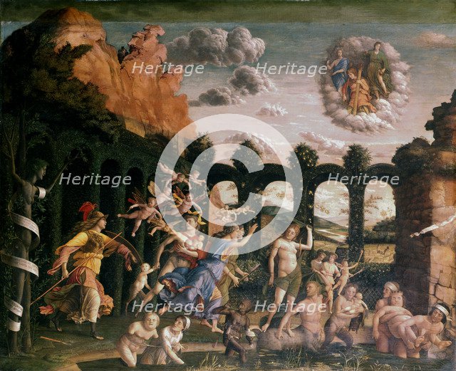 'Minerva chasing the vices from the garden of virtue', c1502. Artist: Andrea Mantegna